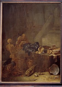 Vanitas (meşe ağacı üzerine boyama)