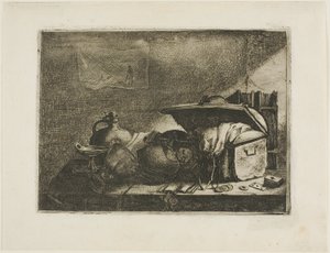 Seyahat Gövdeli Natürmort by Leonard Bramer