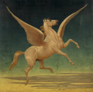 Pegasus (tuval üzerine yağlı boya) by Leonard Cattermole
