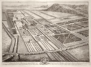 ಚಾಟ್ಸ್‌ವರ್ತ್ ಹೌಸ್, ವಿಲಿಯಂ ಕ್ಯಾವೆಂಡಿಷ್ (1640-1707) 1ನೇ ಡ್ಯೂಕ್ ಆಫ್ ಡೆವನ್‌ಶೈರ್, ಜೋಹಾನ್ಸ್ ಕಿಪ್ (c.1652-1722) ಟರ್ಕ್‌ನಿಂದ ಕೆತ್ತಲಾಗಿದೆ