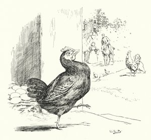 Higgly Piggly, benim kara tavuğum (gravür) by Leonard Leslie Brooke