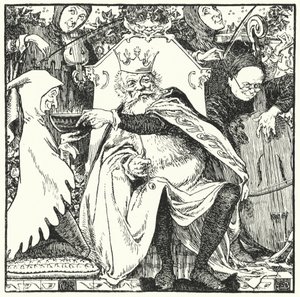 Eski King Cole (gravür) by Leonard Leslie Brooke