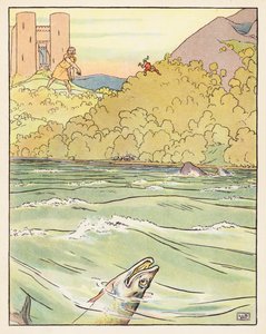 Tom Thumb (renkli taş baskı) by Leonard Leslie Brooke