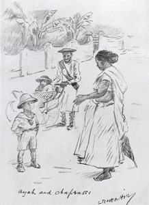 Ayah ve Peon by Leonard Raven Hill