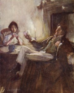 Dick Swiveller ve Markiz by Leonard Raven Hill