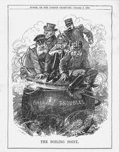 Kaynama Noktası. Punch Dergisi, 2 Ekim 1912, 1912