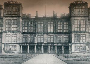 Hardwick Hall, Majestelerinin Koltuğu Devonshire Dükü, c1907 by Leonard Willoughby
