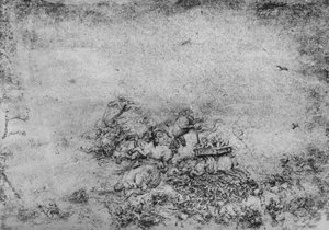 Fantastik Bir Savaş, c1480 1945 by Leonardo da Vinci