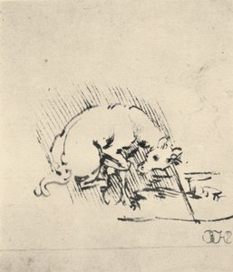 Boynuzunu Suya Daldıran Tek Boynuzlu At, c1480 1945 by Leonardo da Vinci
