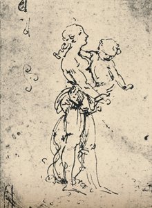 Çocuk Taşıyan Kadın, c1481 1945 by Leonardo da Vinci