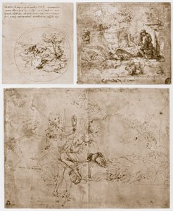 Alegoriler, 15. yüzyıl. by Leonardo da Vinci