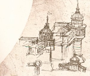 Kaleler için mimari, c1472-c1519 1883 by Leonardo da Vinci