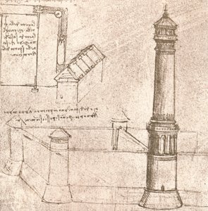 Kaleler için mimari, c1472-c1519 1883 by Leonardo da Vinci