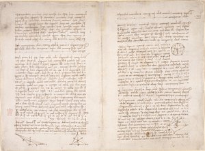 Arundel 263, ff.16v-17, Leonardo da Vinci