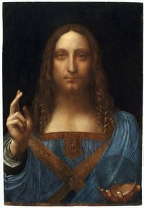 Kurtarıcı Mundi olarak İsa by Leonardo da Vinci