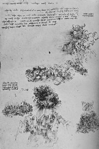 Yeryüzüne Cennetten Yağan Yıkım, c1480 1945 by Leonardo da Vinci
