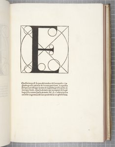 İlahi Oran, Luca Pacioli tarafından by Leonardo da Vinci