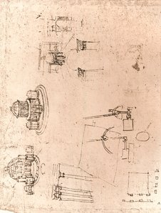 Kilise mimarisinin çizimi, c1472-c1519 1883 by Leonardo da Vinci