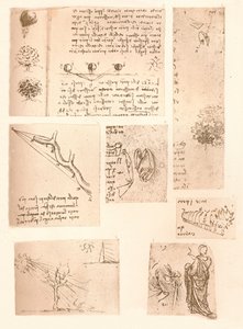 Manzara resminin unsurlarını gösteren beş çizim, c1472-c1519 1883 by Leonardo da Vinci