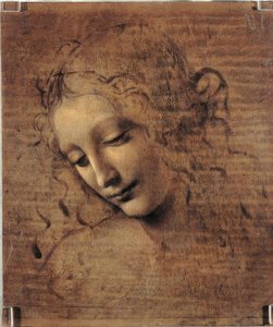 kadın kafa by Leonardo da Vinci