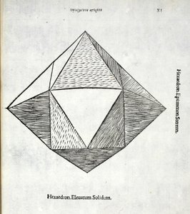 Hexaedron yükseltilmiş solidus, Luca Pacioli