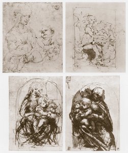 Madonna, 15. yüzyıl. by Leonardo da Vinci