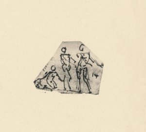 Üç Figür Çizimi, c1480 1945 by Leonardo da Vinci