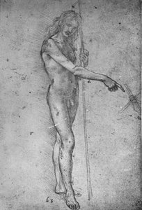 Genç Vaftizci Yahya için Eğitim, c1480 1945 by Leonardo da Vinci