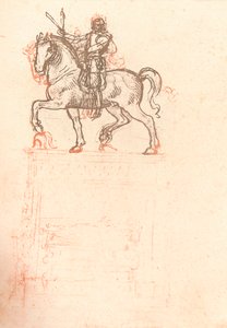 Sforza Anıtı için Çalışma, c1482-c1499 1883 by Leonardo da Vinci