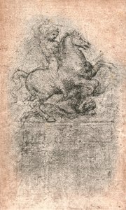 Sforza Anıtı için Çalışma, c1482-c1499 1883 by Leonardo da Vinci