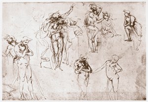 Kralların Hayranlığı, c1481 by Leonardo da Vinci