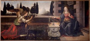 Müjde - 1472-1475 by Leonardo da Vinci