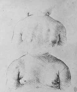 Bebek Büstü, Önden ve Arkadan Görünüm, c1480 1945 by Leonardo da Vinci