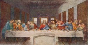 Son Akşam Yemeği, 1494-1498 by Leonardo da Vinci