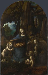Kayaların Bakiresi, 1492 ve 1508 Arası by Leonardo da Vinci