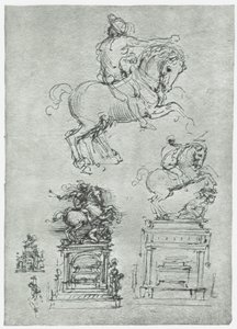 Trivulzio Anıtı, c1511 by Leonardo da Vinci