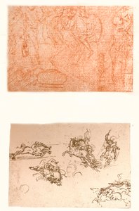 İki çizim, c1472-c1519 1883. by Leonardo da Vinci
