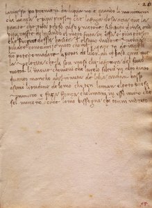 The Codex Trivulzianus'tan imzasız alıntı by Leonardo da Vinci