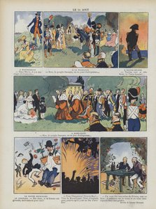 Ağustos 15. Le Rire için İllüstrasyon by Leonce Burret