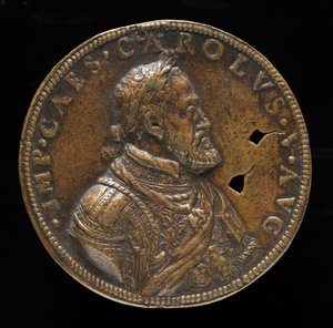 Charles V, 1500-1558, İspanya Kralı 1516-1556, Kutsal Roma İmparatoru 1519 [ön yüz], 1547 veya sonrası.