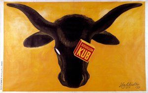 Sığır eti ile Kub suyu için reklam afişi. 1931. Leonetto Cappiello