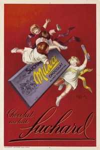 Milka çikolatalarının reklam afişi, Suchard, 1925