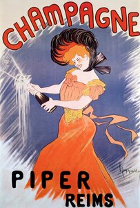 Piper Champagne için reklam afişi, 20. yüzyıl by Leonetto Cappiello
