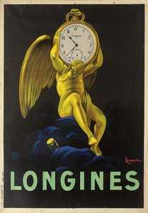 İsviçreli saat ustaları Longines için reklam afişi, 1922