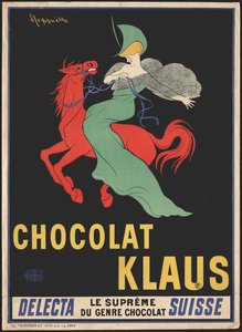 Çikolata Klaus, 1902. by Leonetto Cappiello