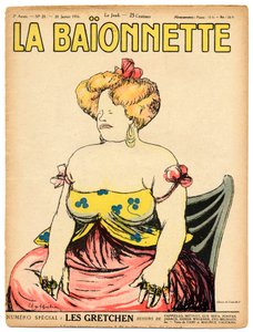 Renklerde Hiciv “La Baionnette”in Kapağı by Leonetto Cappiello