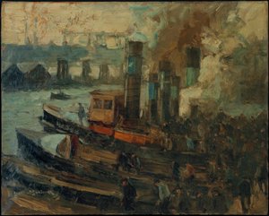 Duşların Kalkış (Hamburg) by Leonhard Sandrock
