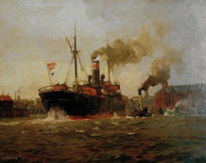 L. Sandrock, giden vapur by Leonhard Sandrock