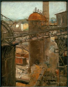 L. Sandrock, bir çelik fabrikasının görünümü