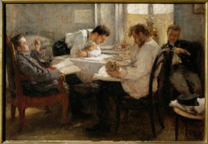 Sınavdan önceki akşam by Leonid Osipovic Pasternak